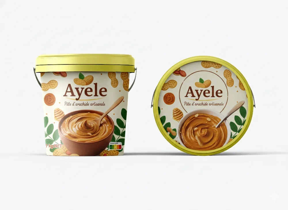 Pots de pâte d'arachide Ayele