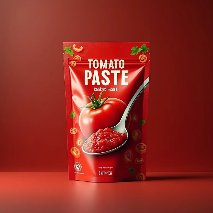 Sachet de concentré de tomate